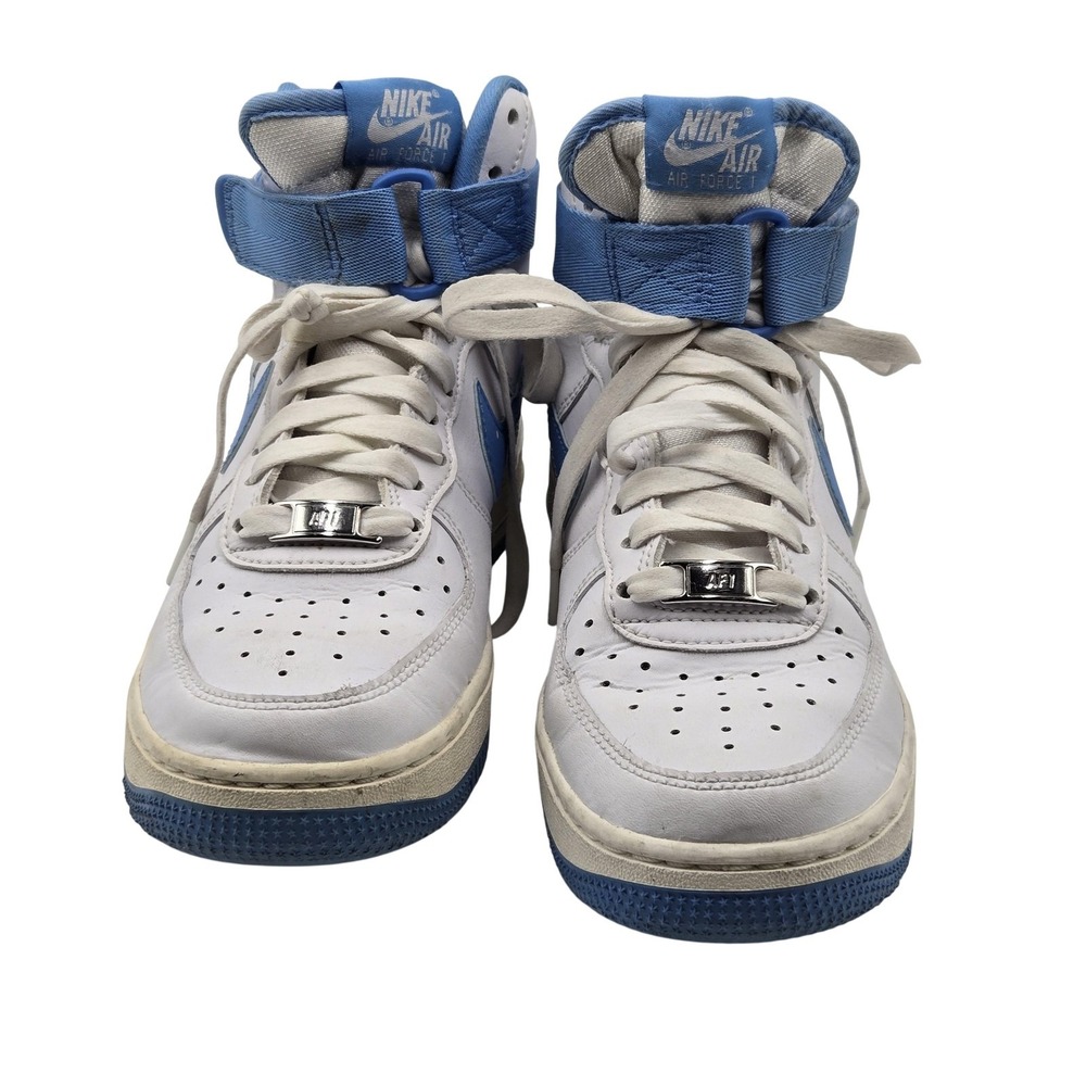Nike Air Force 1 High Shoes Womens Size 6.5 White Blue AF1 DX3805-100 Sneakers